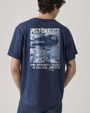 Levi's Relaxed Fit Graphic Tee - Blue