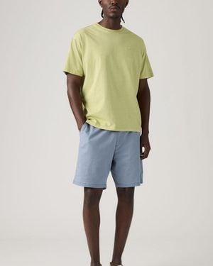 Levi's Boxer Shorts Aus Baumwolle Und Leinen - Blau