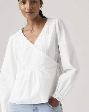 Levi's Soleil Wrap Blouse - White