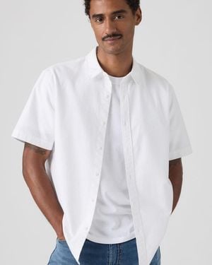 Levi's Short Sleeve Authentic Button Down Shirt - White