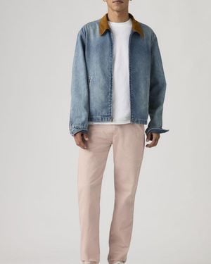 Levi's Xx Chino Standard Taper Cotton Linen Trousers - Blue