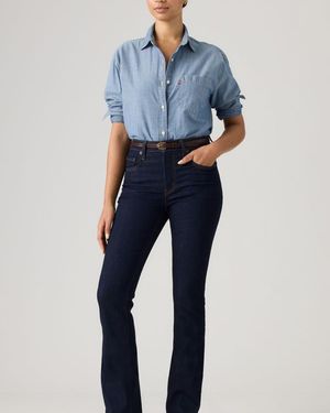 Levi's 725 High Rise Bootcut Jeans - Blauw