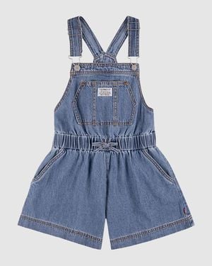 Levi's Teenager Tie Waist Shortalls - Bleu