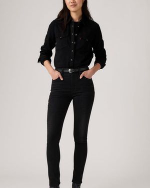 Levi's 721 Skinny Jeans Mit Hohem Bund - Schwarz