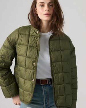 Levi's Poppy Quilted Puffer Jacket - Verde
