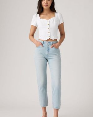 Levi's 501 Original Cropped Jeans - Blue