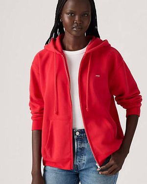 Levi's Everyday Zip Up Hoodie - Red