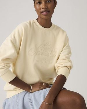 Levi's Graphic Vintage Oversized Crewneck Sweatshirt - Natural
