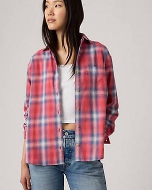 Levi's Western Harlie Flannellen Blouse - Rood