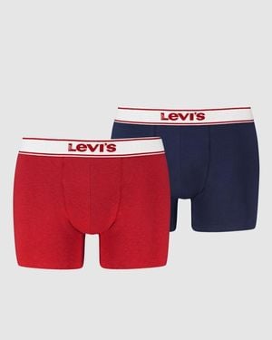 Levi's Vintage Boxer Brief 2 Pack - Rosso