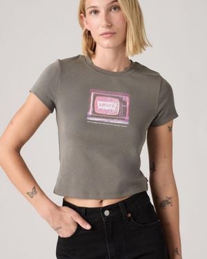 Levi's Graphic Essential Baby Tee - Gris