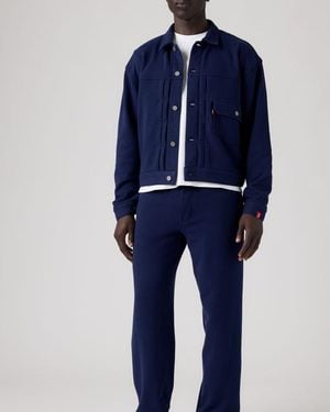 Levi's Pantaloni Da Uomo X Beams X Loopwheeler Super Wide - Blu