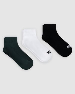 Levi's Mid Cut Batwing Logo Socks 3 Pack - Blue