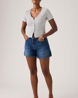 Levi's Cinch Mid Thigh Lightweight Shorts - Blue