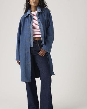 Levi's Frankie Mac Trench Coat - Blue