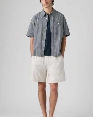 Levi's Boxer Short Van Katoen En Linnen - Grijs