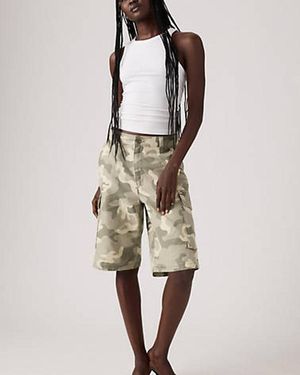 Levi's Short Baggy Dad Cargo - Neutre