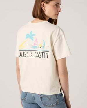 Levi's Vintage Fit T Shirt Mit Grafik - Natur