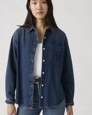 Levi's Harlie Boyfriend Shirt - Blue
