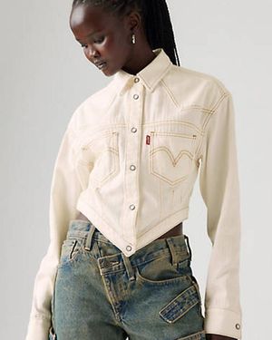 Levi's X Adsb Andersson Bell Cinched Blouse - Black