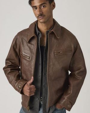 Levi's Corona Heights Lederjacke - Braun