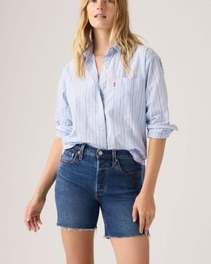 Levi's 501 Mid Thigh Lightweight Shorts - Blue