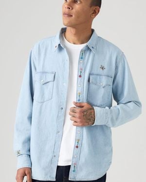 Levi's Relaxed Fit Western Shirt - Blue