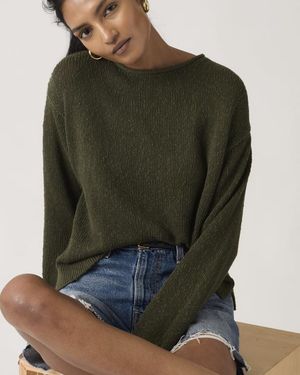 Levi's Jersey Laetitia Boucle - Verde
