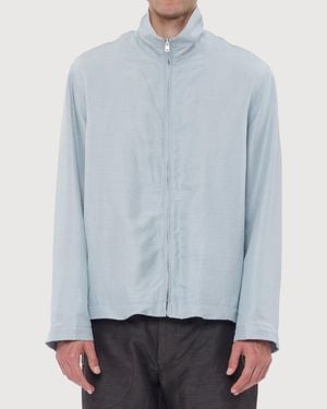 RANRA Reach Silk Linen Ripstop Jacket - Blue