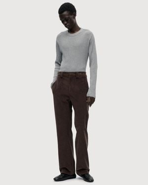 BERNER KUHL Night Trouser Dyed Cord - White