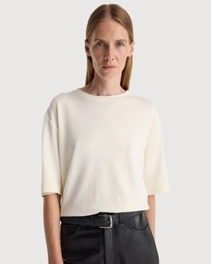 Rohe Oversized Cotton Wool T-Shirt - White
