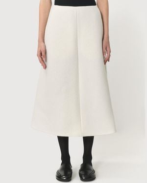 Rier Walker Mid Skirt - White