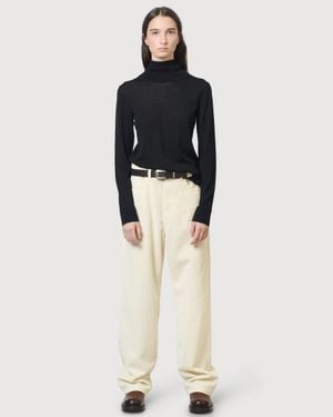 Rohe Fine Knitted Wool Cashmere Turtleneck - Black