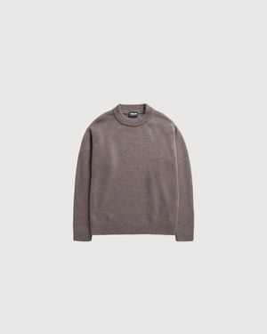 Arpenteur Source Round Collar Sweater - Brown