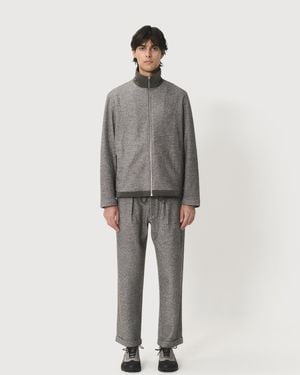 RANRA Reach Wool Nylon Outdoor Track Top - Gray