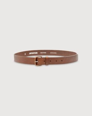 Arpenteur Logic Leather Belt - Brown