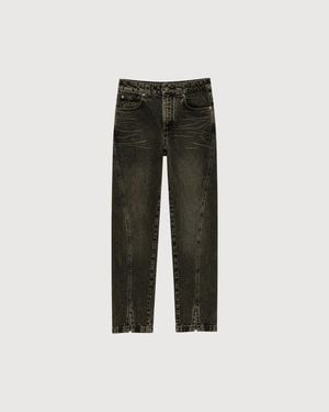 AVAVAV Jonna Straight Jeans Hvy Stonewash - Brown