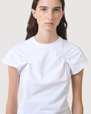 AVAVAV Tintin Pleated T-Shirt - White