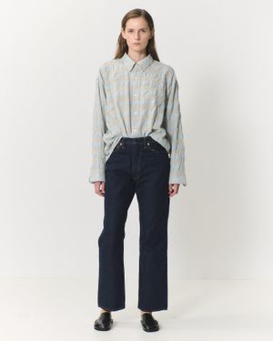 CANTATE Denim Flare Pants - Blue