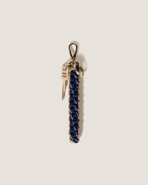 Miu Miu Cord Keychain Trick - Natural