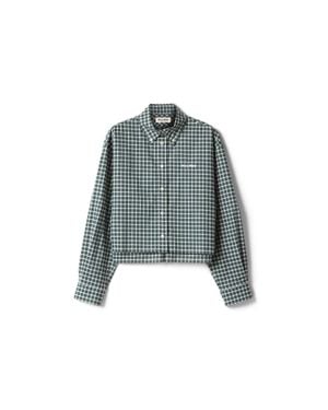Miu Miu Plaid Shirt - Blue