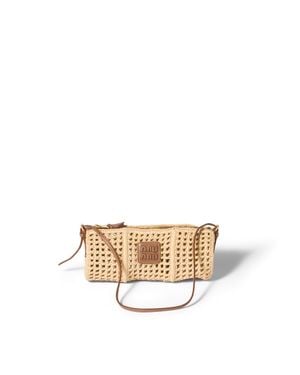 Miu Miu Crochet Mesh Pouch - Metallic