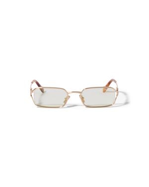 Miu Miu Miu Logo Sunglasses - White