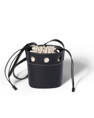 Miu Miu Leather Bucket Bag - Black