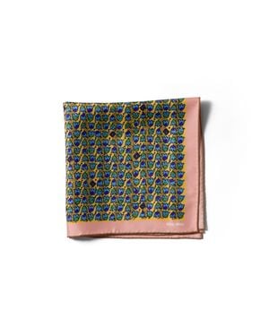 Miu Miu Printed Twill Scarf - Green