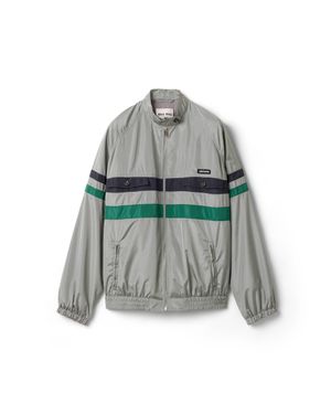 Miu Miu Technical Silk Blouson Jacket - Grey