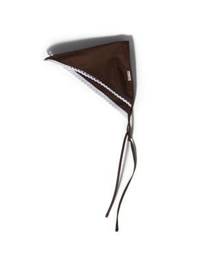 Miu Miu Poplin Bandana - Black