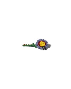 Miu Miu Crochet Brooch - Blue