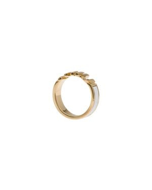 Miu Miu Enamelled Metal Ring - Metallic