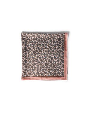 Miu Miu Printed Twill Scarf - Gray
